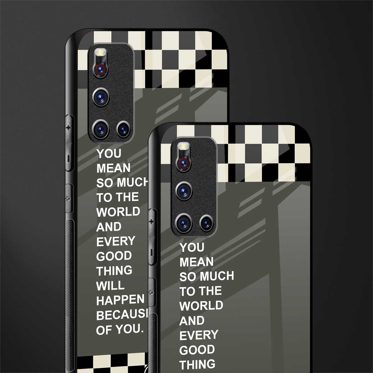 you mean so much to the world glass case for vivo v19 image-2