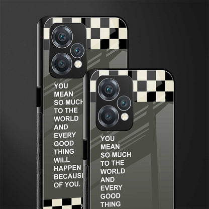 you mean so much to the world back phone cover | glass case for realme 9 pro 5g