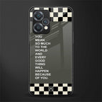 you mean so much to the world back phone cover | glass case for realme 9 pro 5g