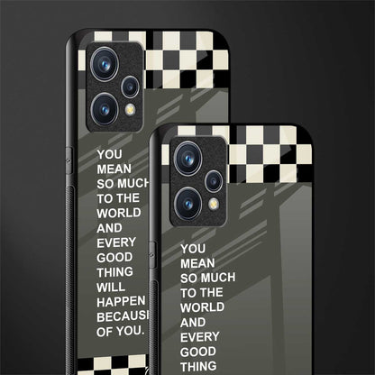 you mean so much to the world glass case for realme 9 4g image-2