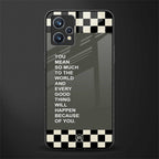 you mean so much to the world glass case for realme 9 4g image