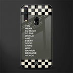 you mean so much to the world glass case for vivo y15 image
