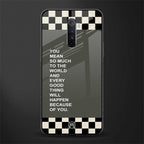you mean so much to the world glass case for realme x2 pro image
