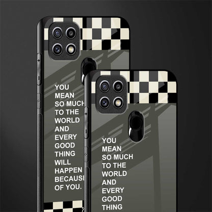 you mean so much to the world glass case for oppo a15s image-2