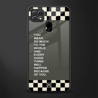 you mean so much to the world glass case for oppo a15s image