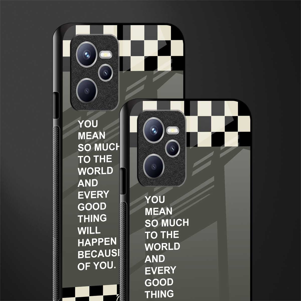 you mean so much to the world glass case for realme c35 image-2