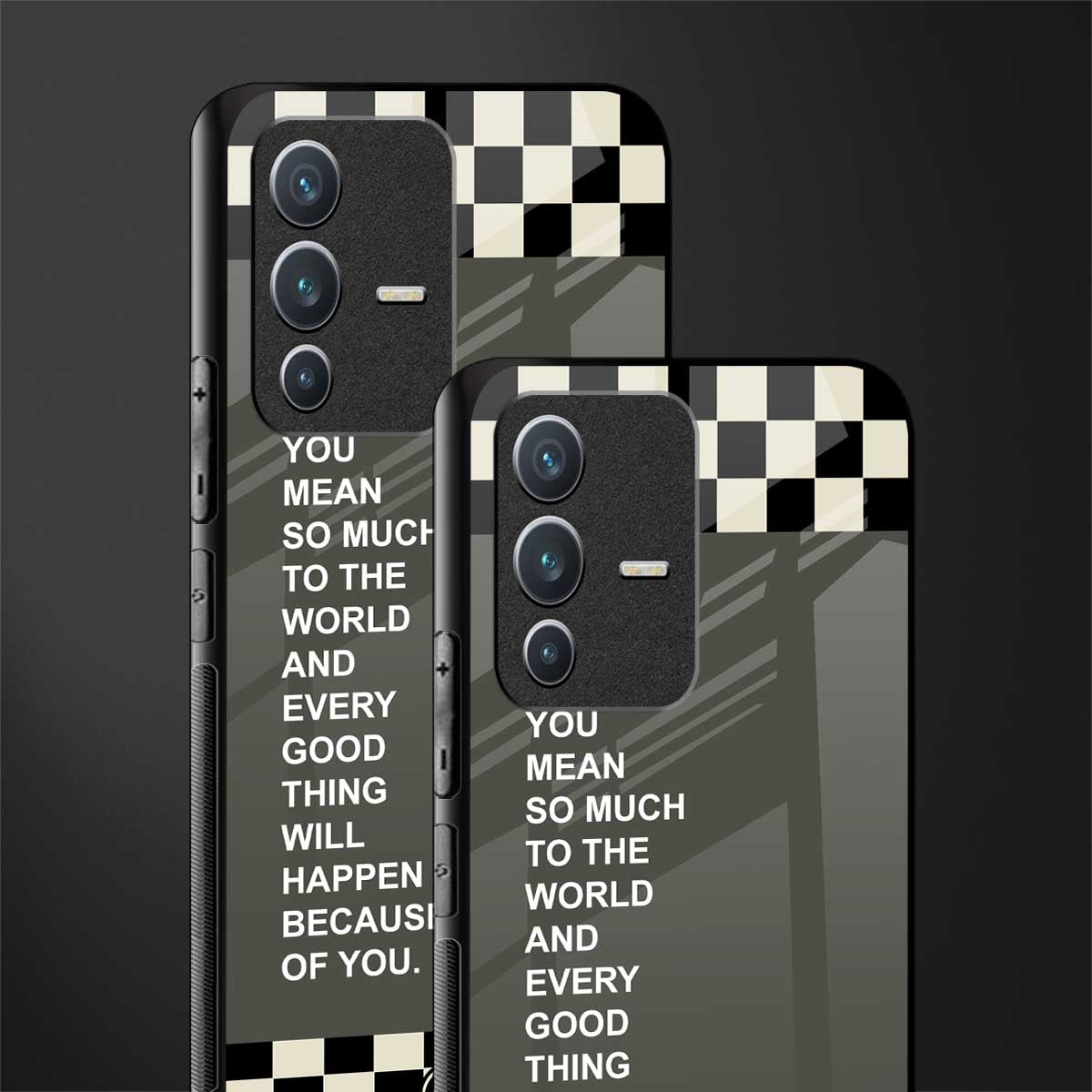 you mean so much to the world glass case for vivo v23 5g image-2