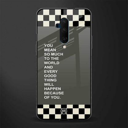 you mean so much to the world glass case for oneplus 7t pro image