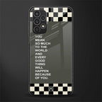 you mean so much to the world back phone cover | glass case for samsung galaxy a13 4g