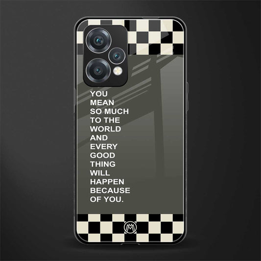 you mean so much to the world back phone cover | glass case for oneplus nord ce 2 lite 5g