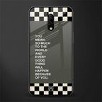 you mean so much to the world glass case for oneplus 7 image