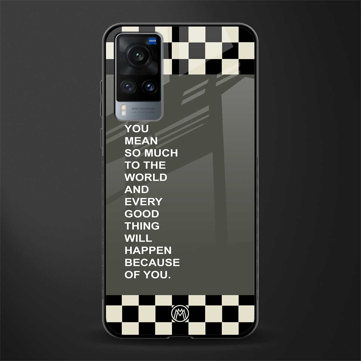 you mean so much to the world glass case for vivo x60 image