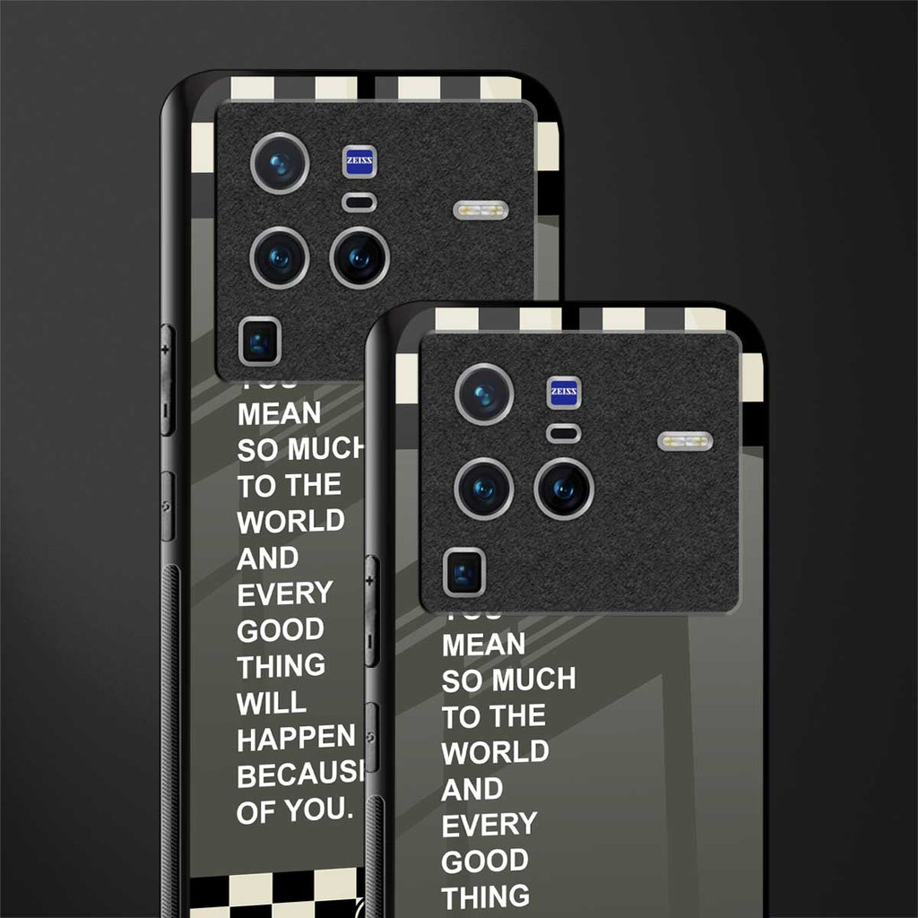 you mean so much to the world glass case for vivo x80 pro 5g image-2
