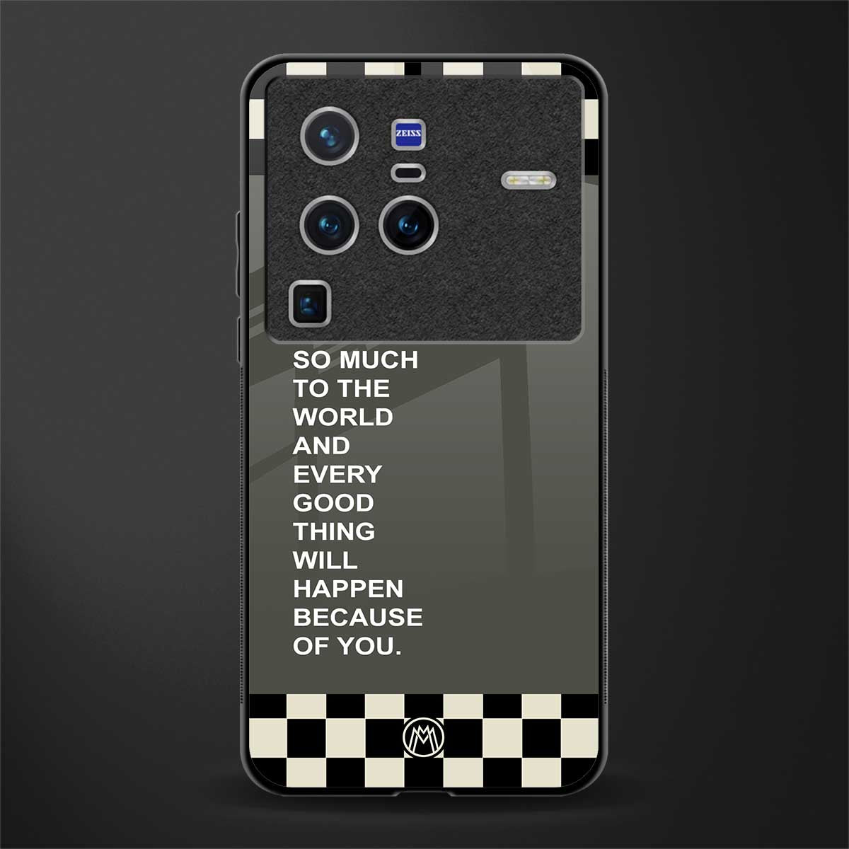 you mean so much to the world glass case for vivo x80 pro 5g image