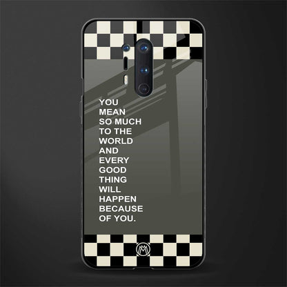 you mean so much to the world glass case for oneplus 8 pro image