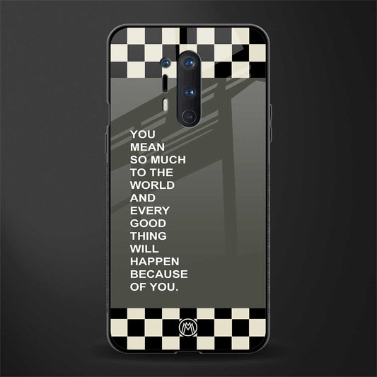 you mean so much to the world glass case for oneplus 8 pro image