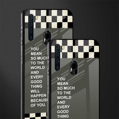 you mean so much to the world glass case for samsung a21 image-2