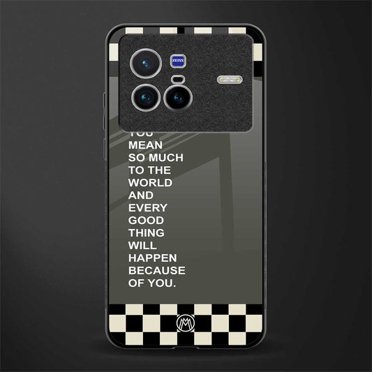 you mean so much to the world glass case for vivo x80 image