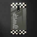 you mean so much to the world glass case for oneplus 6t image