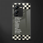 you mean so much to the world back phone cover | glass case for vivo v25 pro 5g