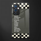 you mean so much to the world back phone cover | glass case for oneplus 9