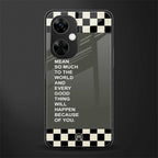 you mean so much to the world back phone cover | glass case for oneplus nord ce 3 lite
