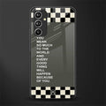you mean so much to the world back phone cover | glass case for samsung galaxy a54 5g