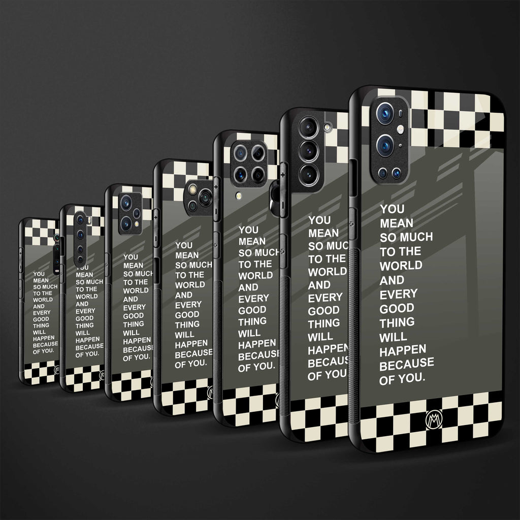 you mean so much to the world glass case for samsung galaxy m31 image-3