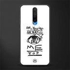 you're an artist glass case for poco x2 image