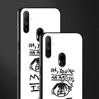 you're an artist glass case for realme narzo 20a image-2