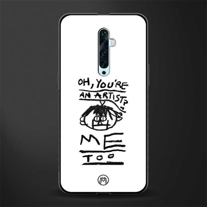 you're an artist glass case for oppo reno 2f image