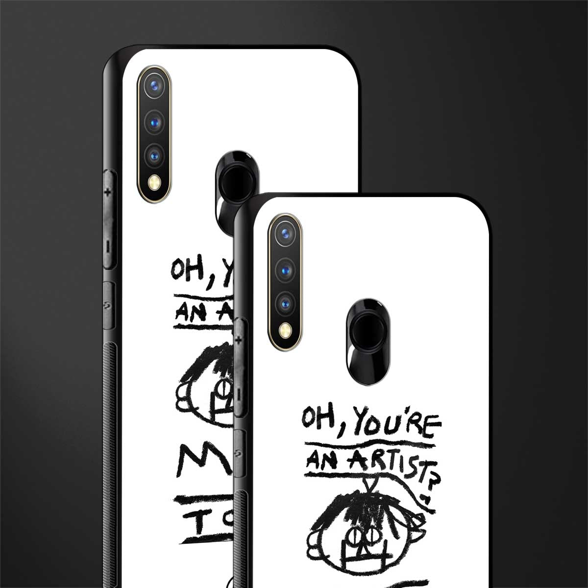 you're an artist glass case for vivo y19 image-2
