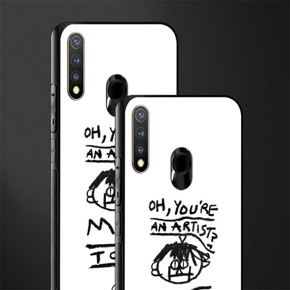you're an artist glass case for vivo y19 image-2