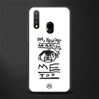you're an artist glass case for vivo u20 image