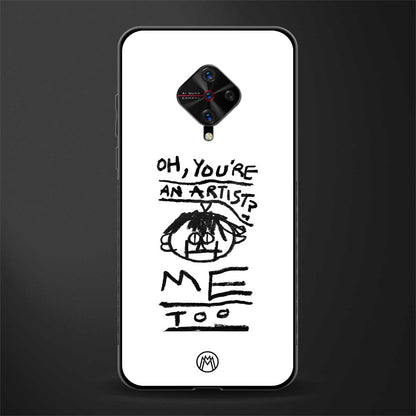 you're an artist glass case for vivo s1 pro image