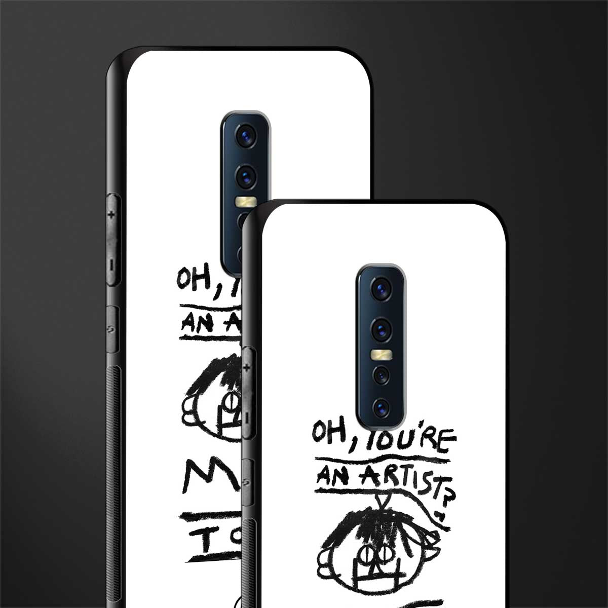 you're an artist glass case for vivo v17 pro image-2