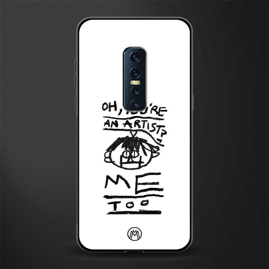 you're an artist glass case for vivo v17 pro image