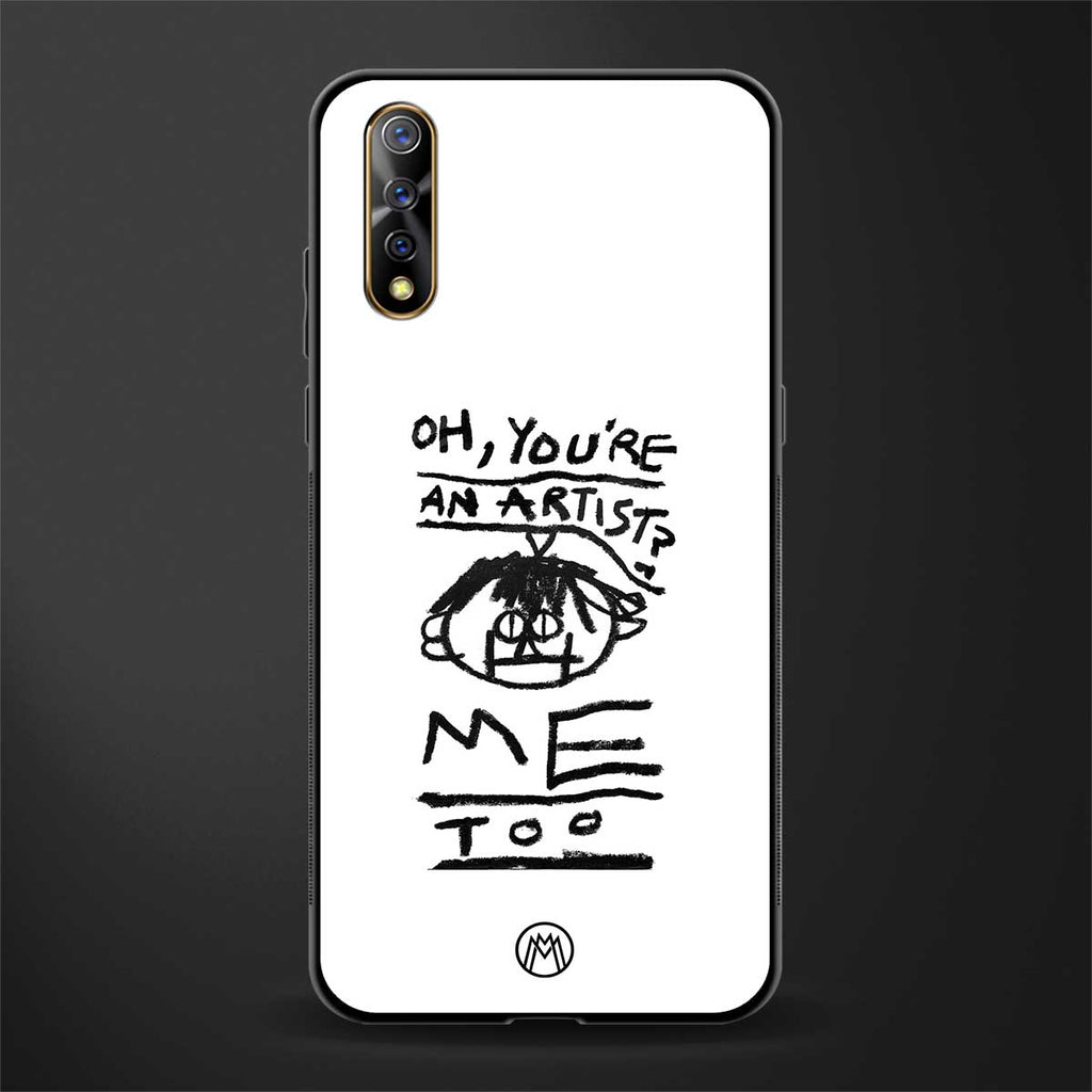 you're an artist glass case for vivo s1 image