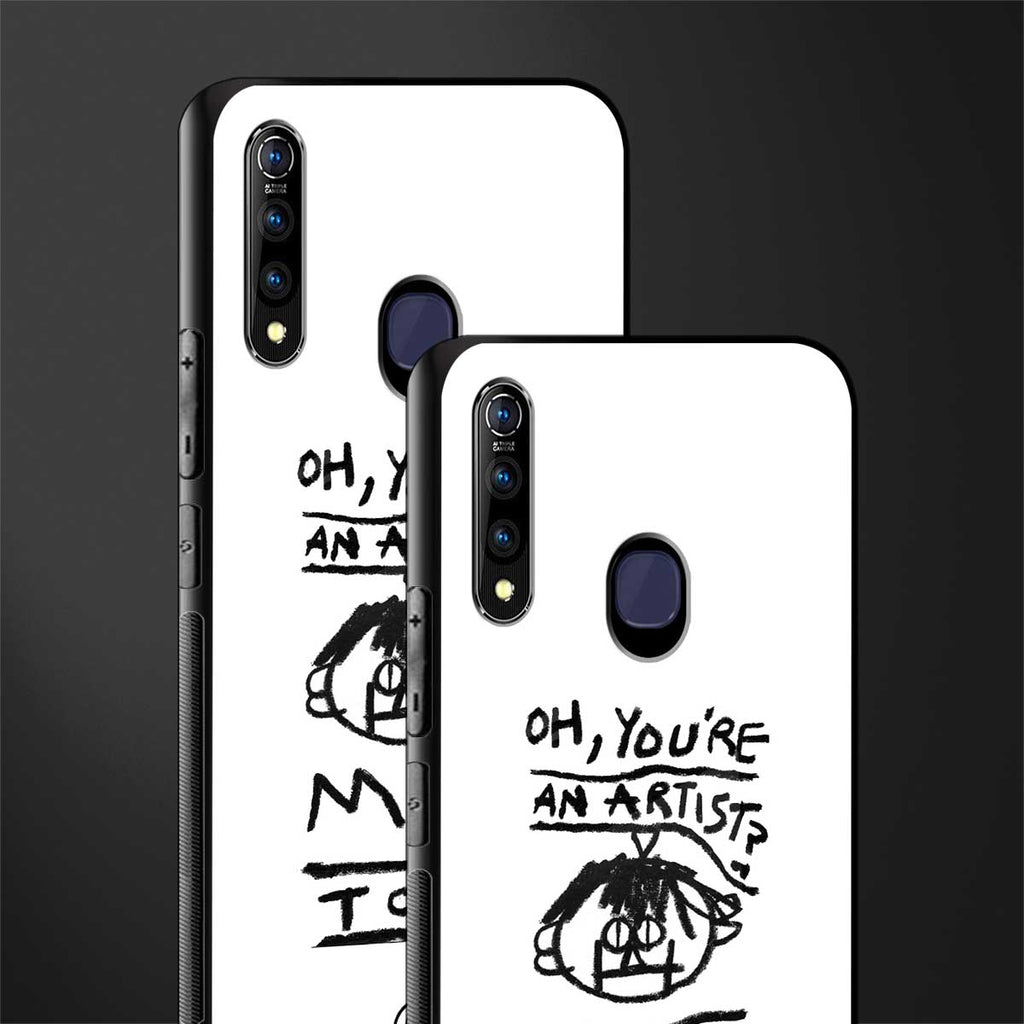 you're an artist glass case for vivo z1 pro image-2