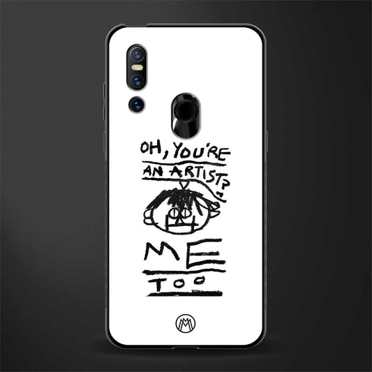 you're an artist glass case for vivo v15 image