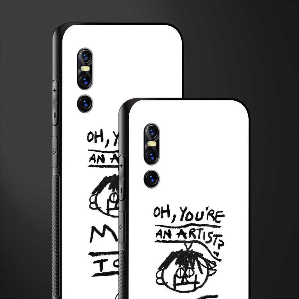 you're an artist glass case for vivo v15 pro image-2