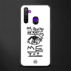 you're an artist glass case for realme 5i image