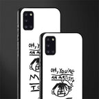 you're an artist glass case for samsung galaxy a31 image-2