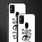 you're an artist glass case for samsung galaxy m31 prime edition image-2