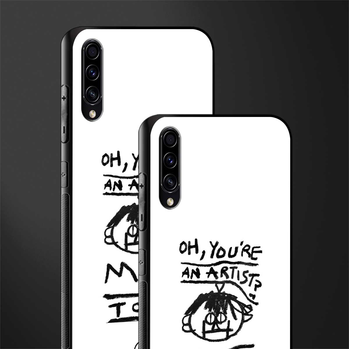 you're an artist glass case for samsung galaxy a50 image-2