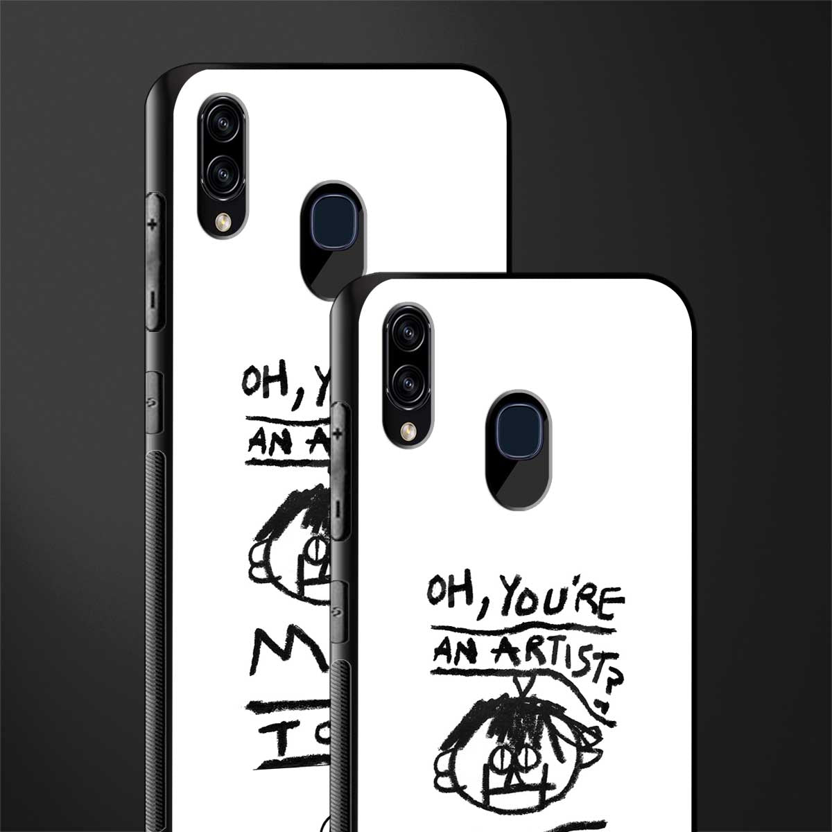 you're an artist glass case for samsung galaxy a20 image-2