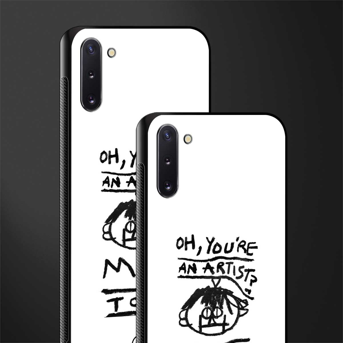 you're an artist glass case for samsung galaxy note 10 image-2
