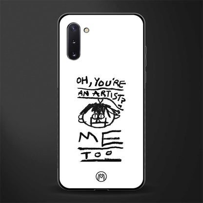 you're an artist glass case for samsung galaxy note 10 image