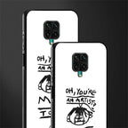 you're an artist glass case for poco m2 pro image-2