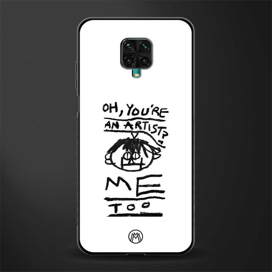 you're an artist glass case for redmi note 9 pro max image